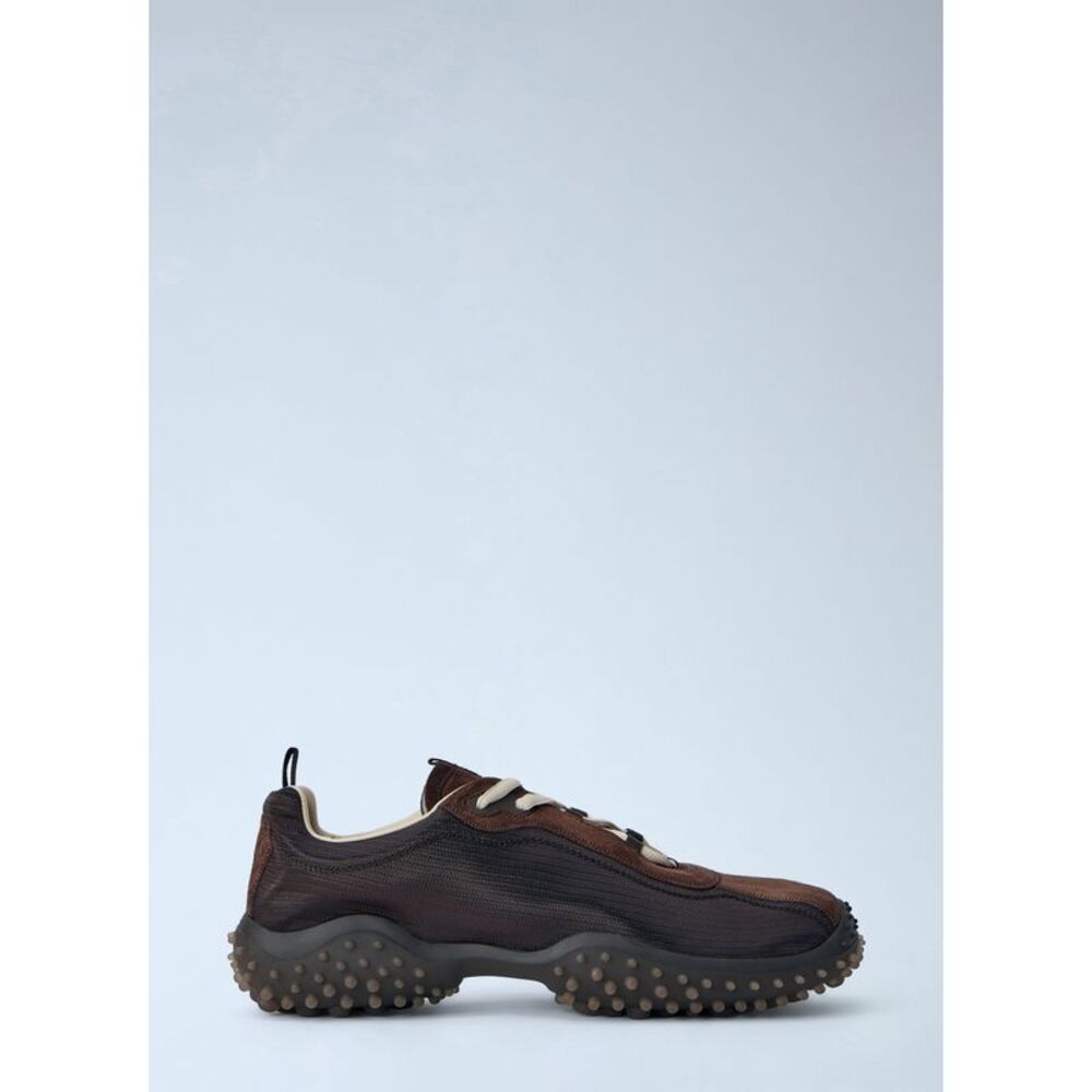 Miu Miu Women Bubble Technical Fabric And Suede Sneakers